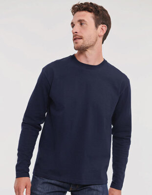 Herren  T-Shirt Langarm Shirt Classic T Long Sleeve Baumwolle Regular XS - 4XL