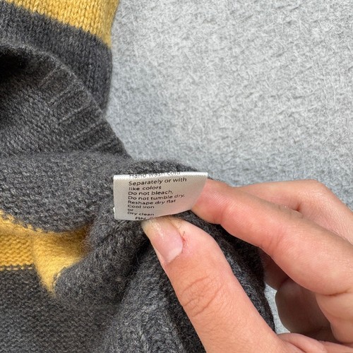 Bartolini Sweater Women S Gray Merino Wool Blend Button Academia Heritage Italy - Picture 7 of 10