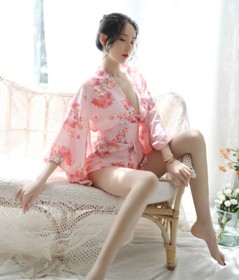Sexy Lady Nightdress Japanese Style Kimono Cosplay Adult Bodycon Women Babydoll