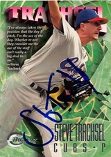 Steve Trachsel autographed baseball card (Chicago Cubs) 1997 Circa #339