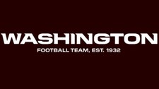 Washington Football 2 NFL Team Logo 1 Color Vinyl Decal Sticker Window Car Wall