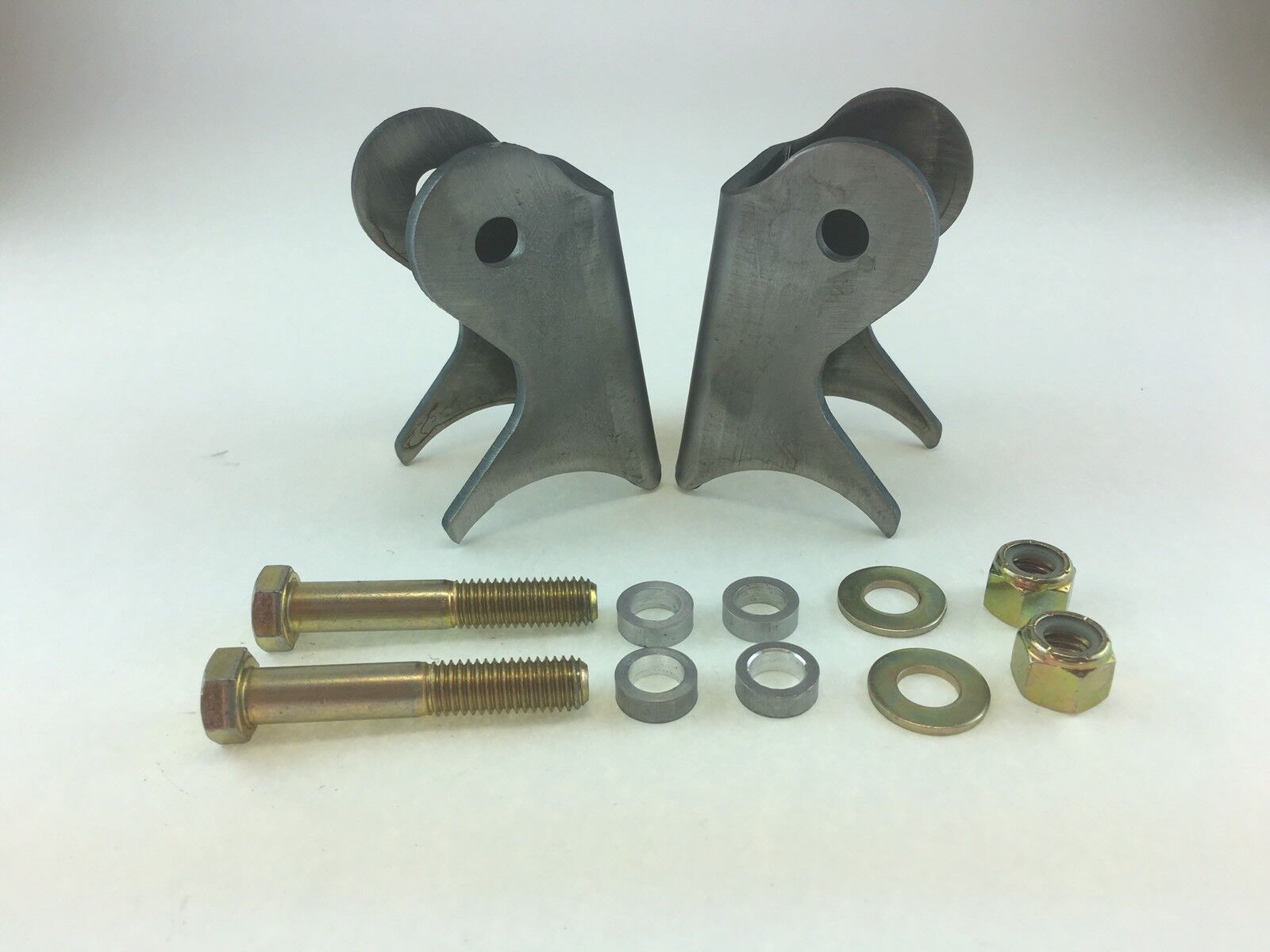 Weld On Axle Shock Mount Brackets Jeep YJ With 1/2" Grade 8 Hardware