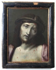 17th CENTURY ECCE HOMO ANTONIO CORREGGIO OLD MASTER MUSEUM QUALITY ORIGINAL OIL