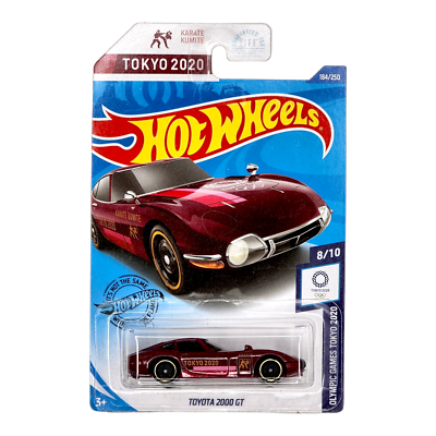HOT WHEELS Toyota 2000 GT Burgundy Red HW Olympic Games Tokyo