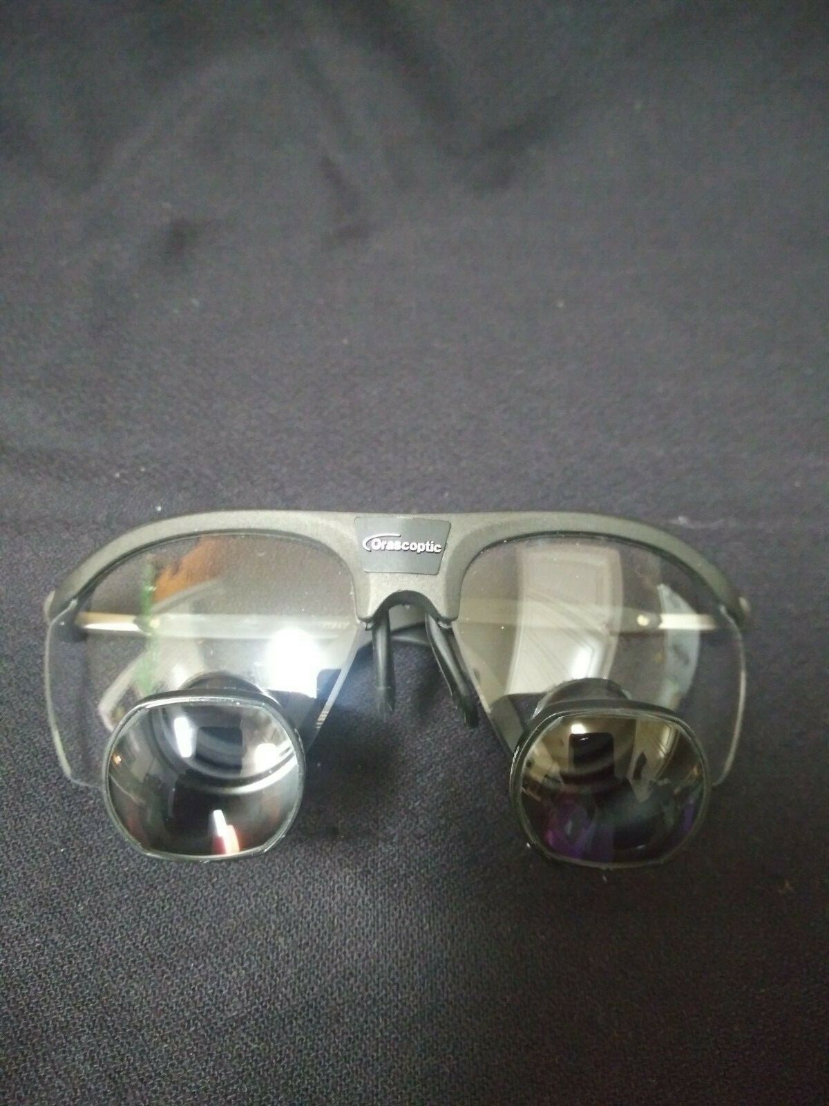 Orascoptic Dental Loupes 2.5 Magnifying Glasses Lightly Used Original