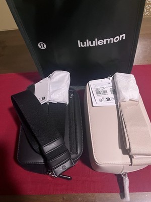 Lululemon Everywhere Belt Bag 1L Leather Alternative Black Or Beige | eBay