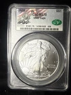 2020 CAC MS70 Silver Eagle Hand Signed Ron Drzewucki