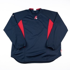 majestic home plate tech fleece pullover