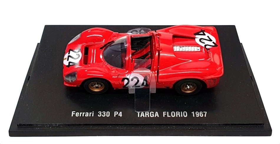 Universal Hobbies 1/43 Scale FE224 - Ferrari 330 P4 - #224 Targa Florio 1967 - Image 4 of 4