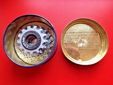 VINTAGE REGINA AMERICA 7 SPEED FREEWHEEL IN ORIGINAL TIN 13-19T,VERY LITTLE USE