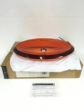 NEW DECOLAV 2803-MAG Magma Oval Tempered Glass Vessel Sink, 24"x17"x3", QTY