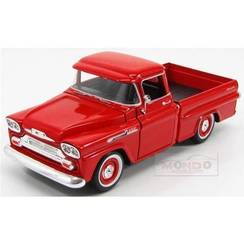 1:24 MOTORMAX Chevrolet Chevy Apache Fleetside Pick-Up 1958 MTM79311O - Immagine 2 di 2