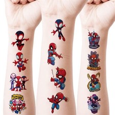 20PCS Spider Man Temporary Tattoos Stickers Cute Cartoon Waterproof Temporary...