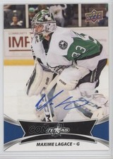 2016-17 Upper Deck AHL Auto Maxime Lagace #63 Auto 8tn