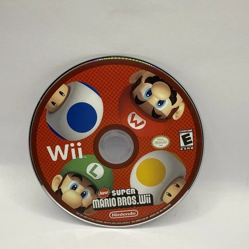 Super Mario Bros. Wii (Nintendo Wii, 2009) DISK ONLY Working