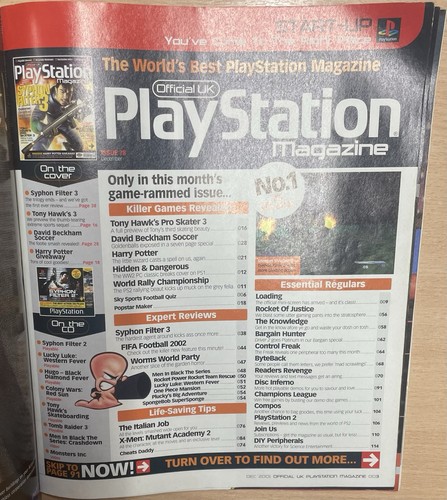 Official UK PlayStation Magazine PS1 Issue 78 Dec 2001 Syphon Filter 3 Free Post - Picture 2 of 12