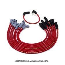 Taylor Spark Plug Wire Set 84036 Thundervolt 8.2mm Black 90 For Chevy V8