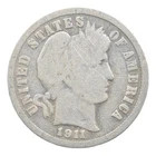 1911 Barber Dime Estate Coin Collection *188