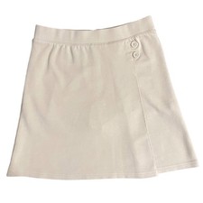 Cat & Jack Skort Skirt School Uniform Khaki Pull On Elastic Waist Girls Size 14