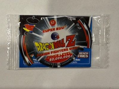 2002 Dragon Ball Z Tazo Dizk SEALED Fusion Fighter - Super Buu #57