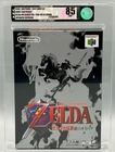 Legend of Zelda Ocarina of Time Nintendo 64 N64 JP Release Sealed VGA 85 Graded