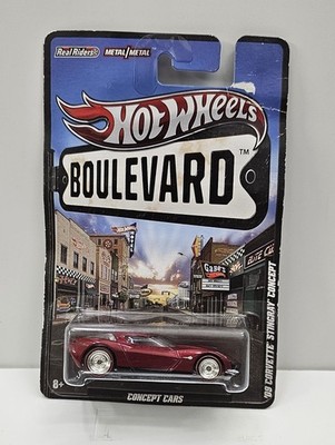 Hot Wheels Boulevard '09 Corvette Stingray Concept Car Red