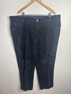 Paul & Shark Pants Mens 44x30 Black Corduroy Chino 5 Pocket Italy Yachting