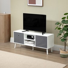Image of TV Cabinet Unit w/ Shelves, Entertainment Centre w/ Drawers