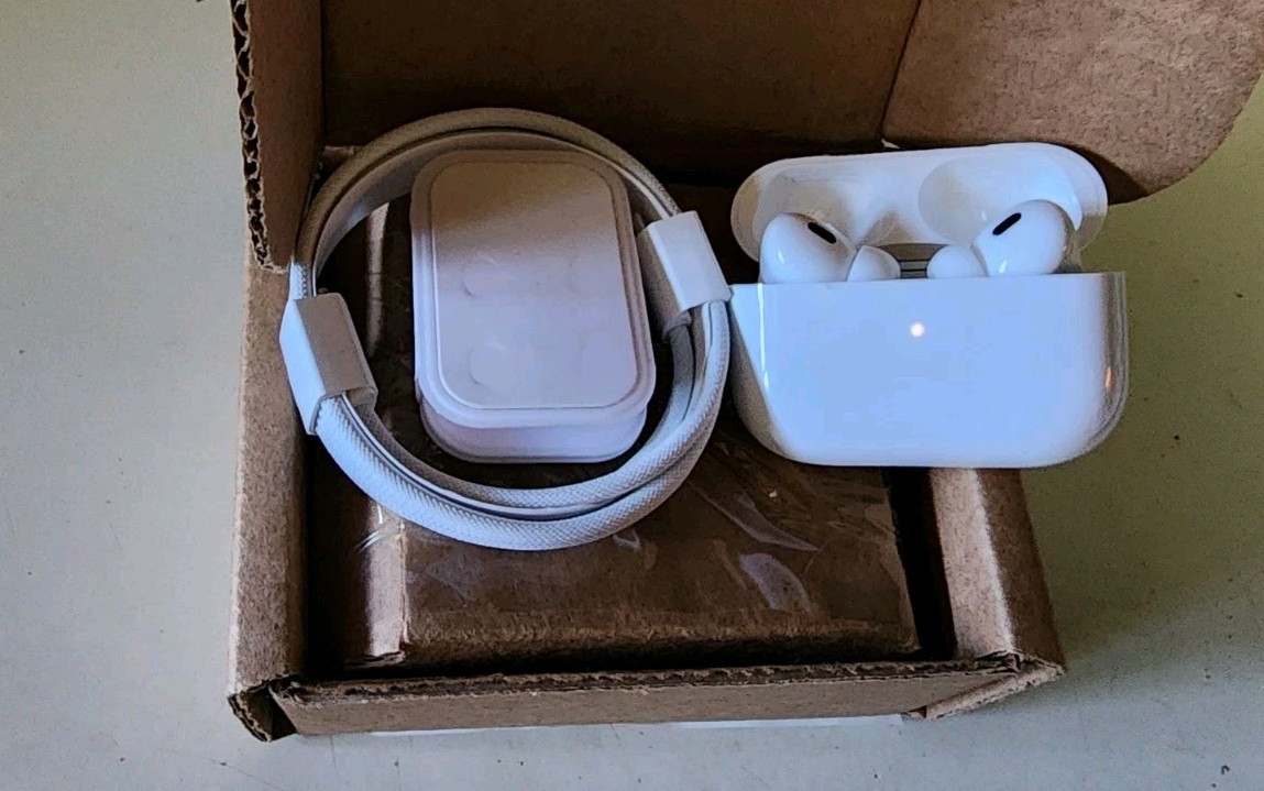 Apple AirPods Pro 2nd Generation Gen 2 2023 A2968 with Magsafe USB-C Charging-image
