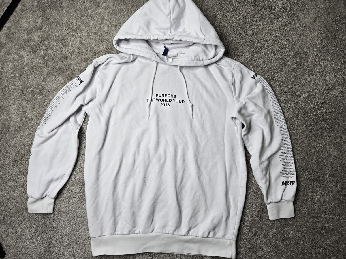 Justin Bieber Purpose Tour 2016 フーディー Justin Bieber Purpose World Tour 2016 Hoodie Sweatshirt Size M