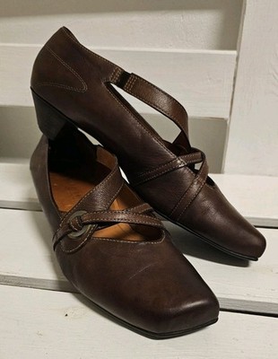 Paul Green pumps size 40.5(7) ladies natural genuine leather slingbacks 