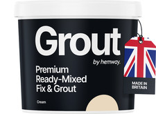 Hemway Ready Mixed Fix & Grout 2.5L 4.5KG Various Colours Available