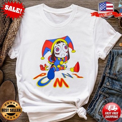 The Amazing Digital Circus Pomni Glow-In-The-Dark T-Shirt NEW Size S-5XL