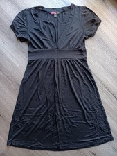 Forever 21 Black V-Neck Dress, Size Medium 