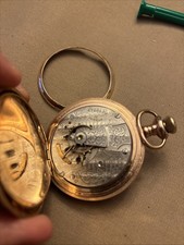 AMERICAN WALTHAM Pocket WATCH COMPANY 15J 18s M 1883 Runs HUNTER PARTS REPAIR