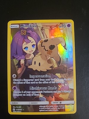 Mimikyu - 245/236 - Pokemon Cosmic Eclipse Sun & Moon Secret Rare Card NM