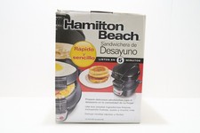 Sandwichera Hamilton Beach Desayuno - Negra - 25477G