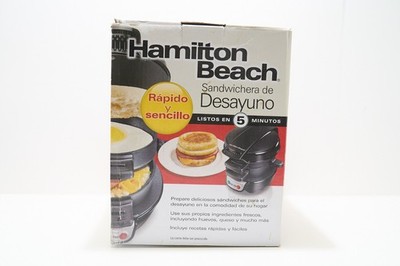 Hamilton Beach Breakfast Sandwich Maker - Black - 25477G