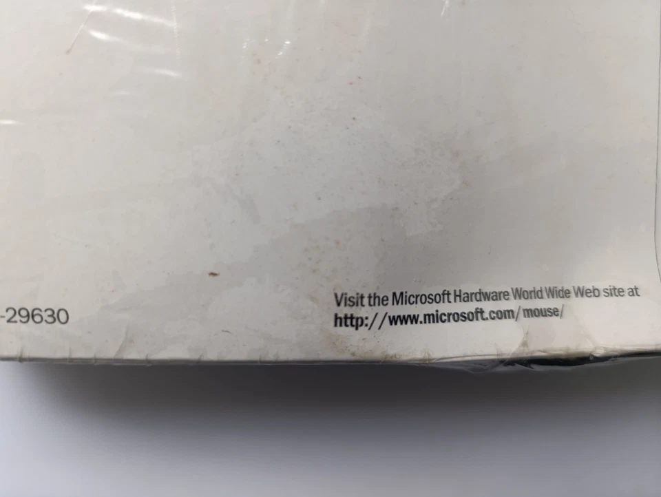 Vintage Microsoft Basic Mouse PS2 PC New Sealed - Image 4 of 4