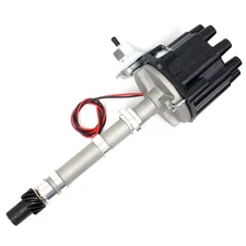 Pertronix Flame-Thrower Electronic Cast Distributor with Ignitor for Chevy SB BB