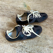 Maison Margiela Replica Sneaker Low Top Schwarz/Grau EU 39