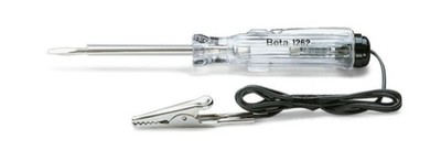Beta Tools Stromkreisprüfschraubendreher 6-24 V 0,5 mm x 3 mm x 44 mm