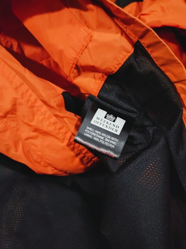 Weekend Offender Lightweight Hooded Jacket - L/XL - Orange - Casuals Terraces - Imagen 8 de 8