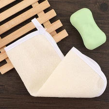 5 Pcs Nylon Square Exfoliating Bath Cloth Wash Towel Quick Dry Scrub Face Cloth