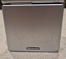 Nintendo Game Boy Advance SP Silver AGS-001 Backlit Handheld Console PAL