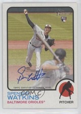 2022 Topps Heritage Real One Auto Spenser Watkins #ROA-SW Auto 0ny1