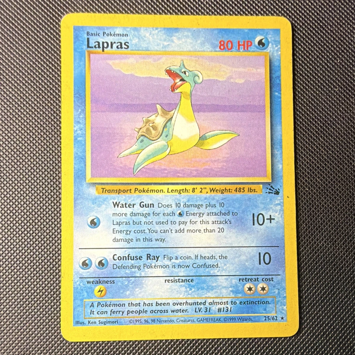 original lapras pokemon card Pokémon TCG 1st Edition Individual Trading Games for sale variation to centering Custom, Holographic, Glossy, Pocket TCG
