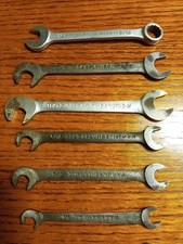 PLVMB 1210 5/16 AB OPEN END & CLOSED END IGNITION WRENCH & 7 PLVMB OPEN END U.S.