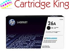 Image of HP 26A Black Original LaserJet Toner Cartridge Page Yield 9000 (CF226A)
