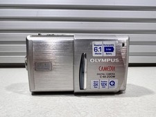 Olympus Camedia C-60 Zoom 6.1MP Digital Camera Silver UNTESTED No Battery - Read